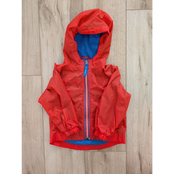 L.L. Bean Vibrant Red Toddler Jacket with Blue Accents - Picture 1 of 4